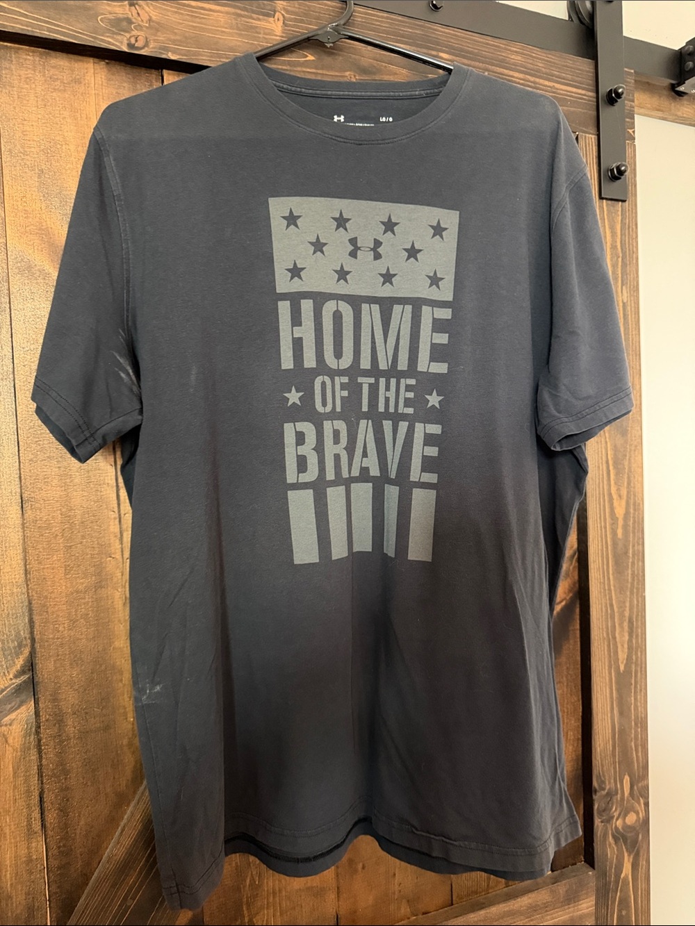 Under Armour Black 'Home of the Brave' Graphic Tee